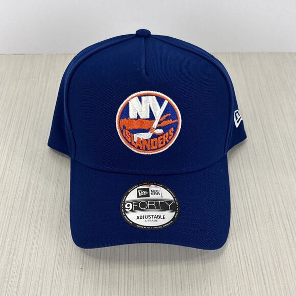 New Era Adult New York Islanders Blue 9Forty A-Frame Snapback Adjustable Hat NEW - Picture 1 of 6